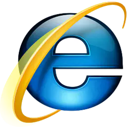 شعار متصفح إنترنت إكسبلورر 
النسخة 7 و 8 